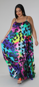 OneSize Multi/Color Maxi Dress